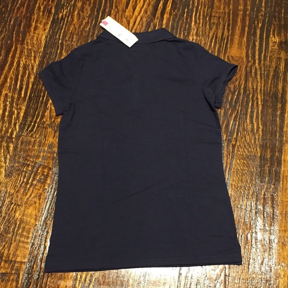 Girls New with Tags Navy School Uniform Polo Size XL ( 14 - 16 ) - Picture 2 of 3